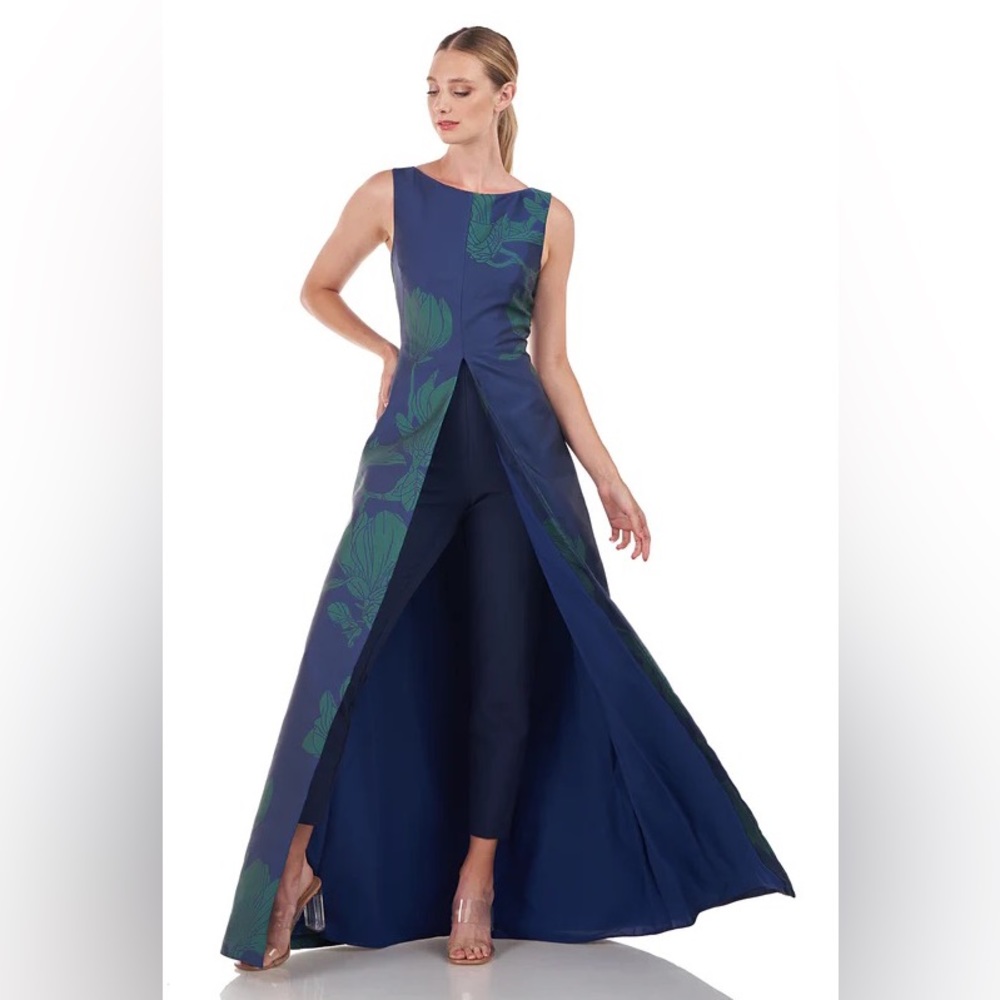 Kay Unger Lorena Walk Through Jumpsuit
